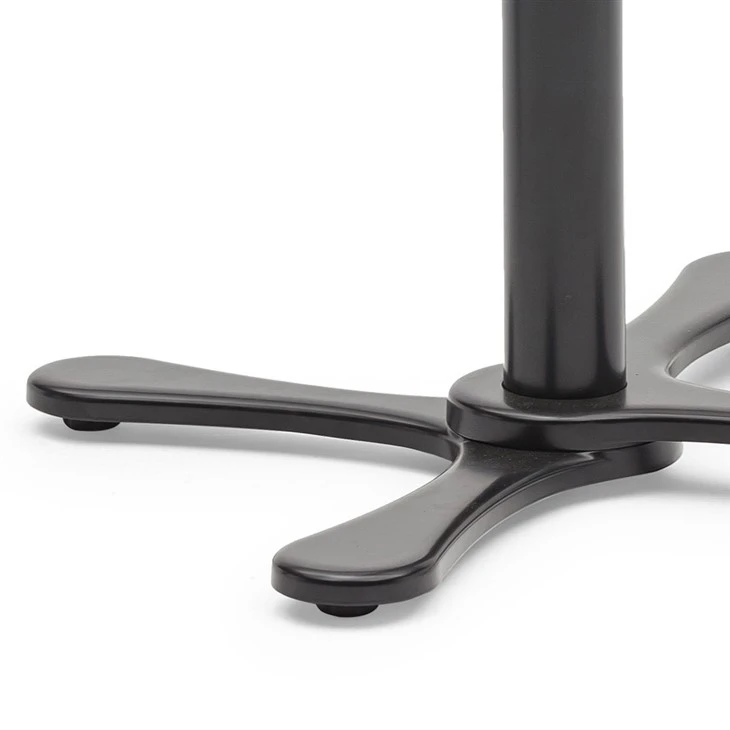 Restaurant Furniture Black French Bistro Table Legs Flip Top 4 Legs